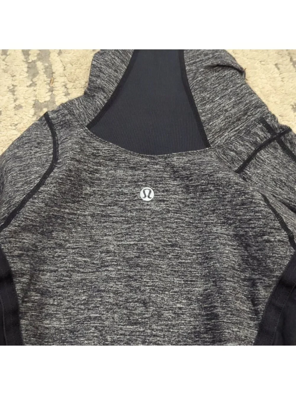 Lululemon Run Inspire Pullover 1/2 Zip Heathered grey